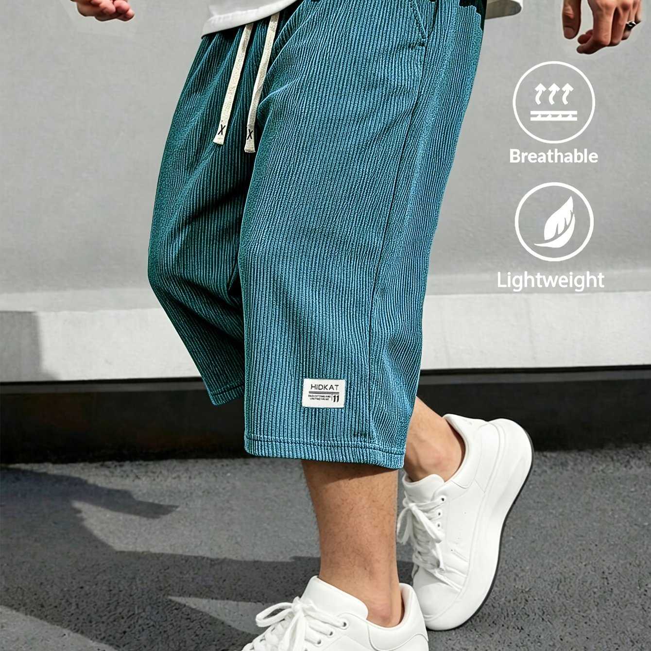 Rivaro Lightweight Cord Capri Pants
