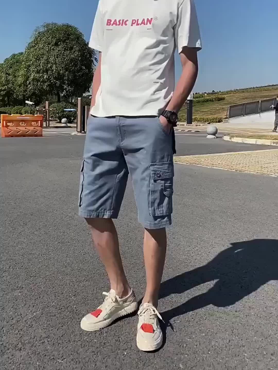 Montelvo Cotton Cargo Shorts