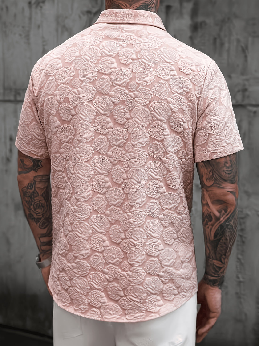 Valfiori Textured Floral Shirt