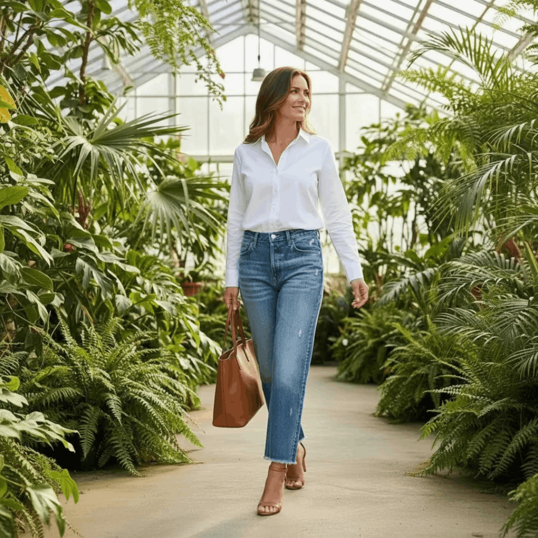 Aurelle Relaxed Cropped Jeans