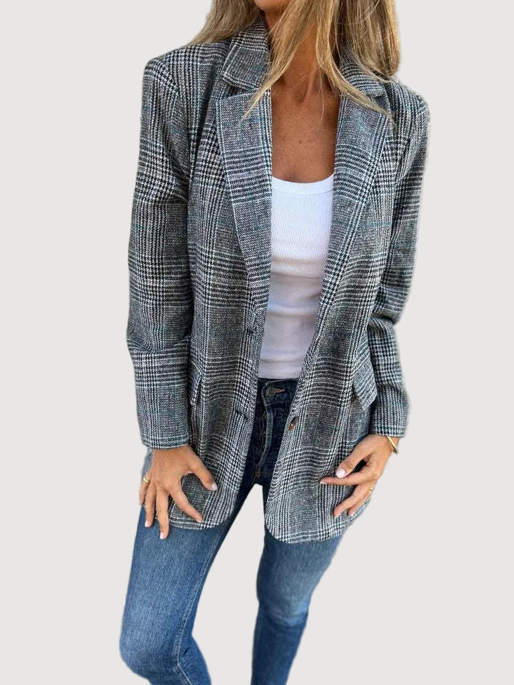 Oliardi Ivy Checked Tailored Blazer