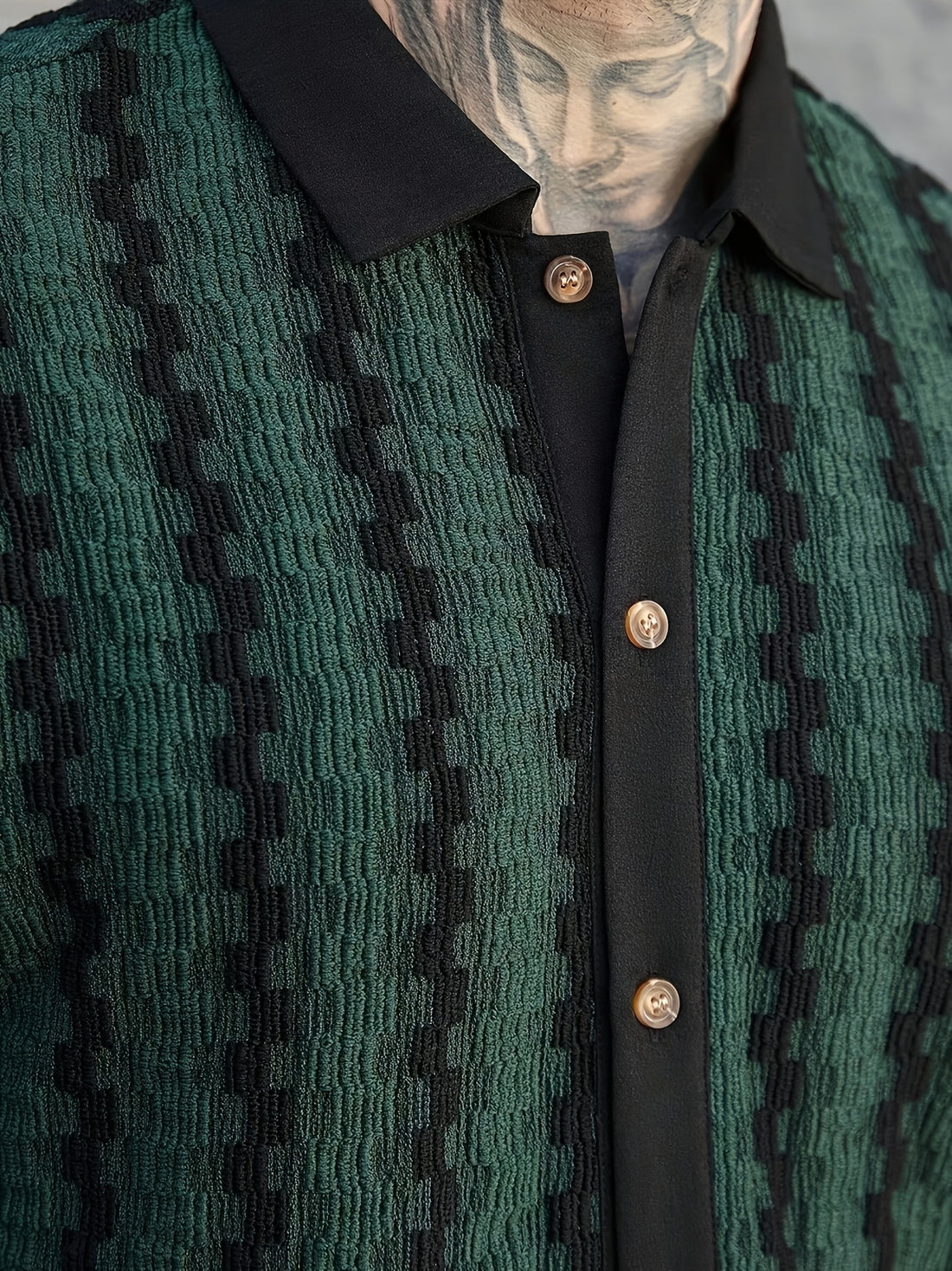 Montieri Jacquard Cuban Shirt