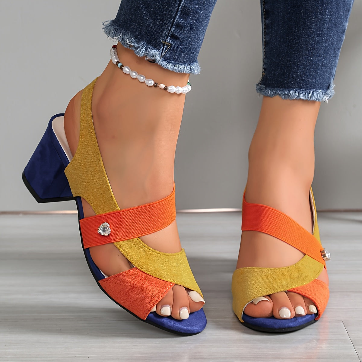 Linda Orthopedic Block Heels