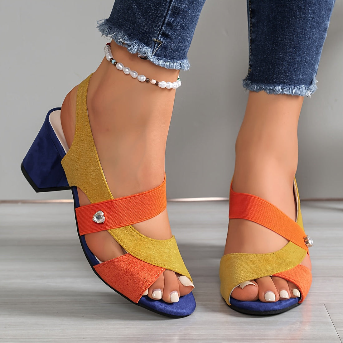 Linda Orthopedic Block Heels