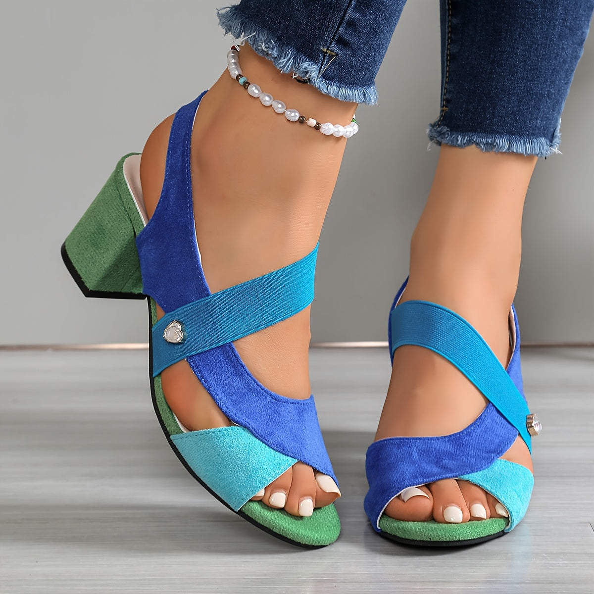 Linda Orthopedic Block Heels