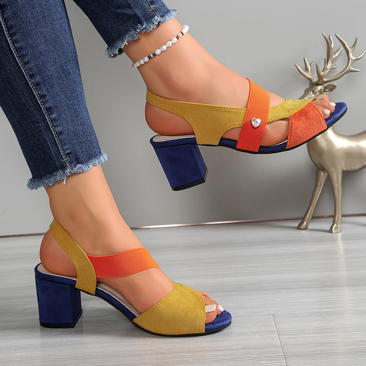 Linda Orthopedic Block Heels
