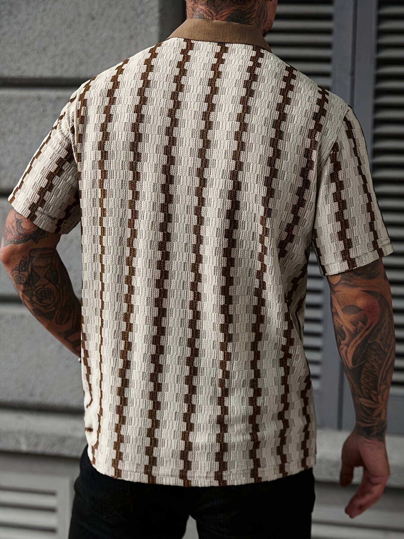 Montieri Jacquard Cuban Shirt