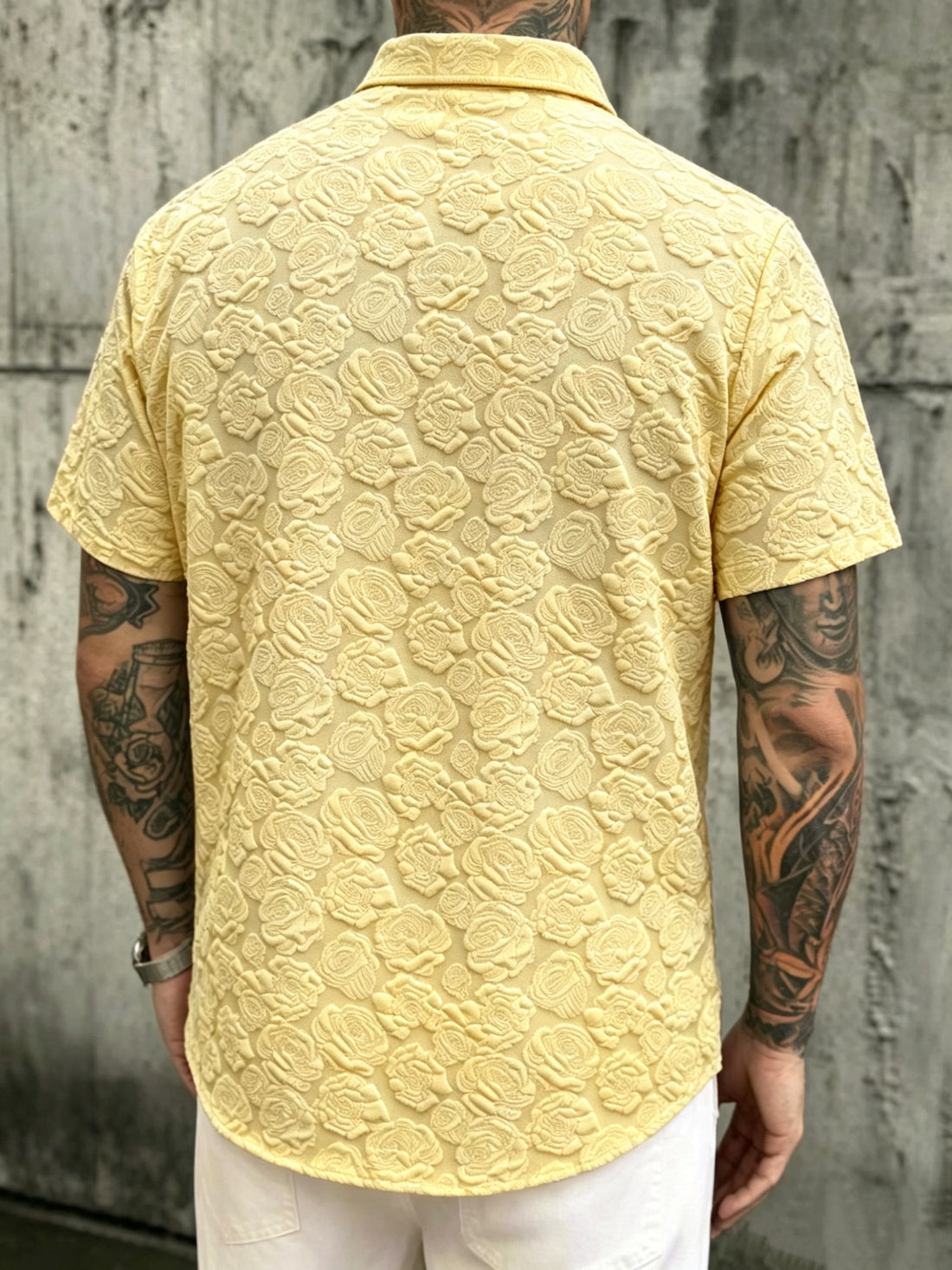 Valfiori Textured Floral Shirt