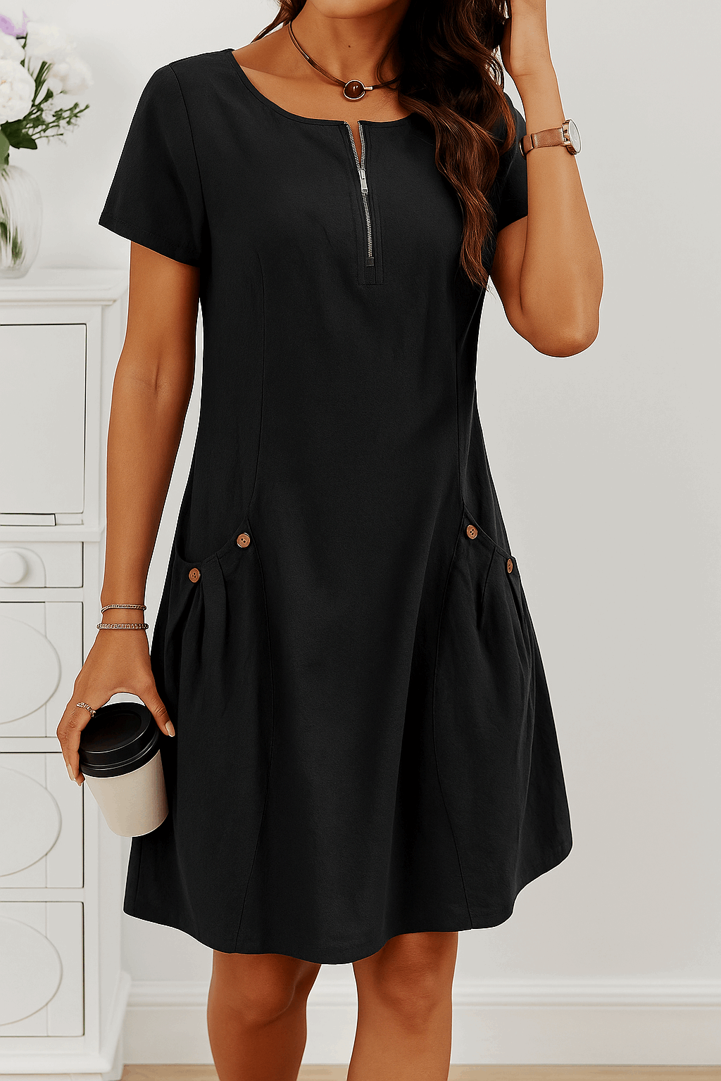 Oliardi Eliza Cotton A-Line Dress