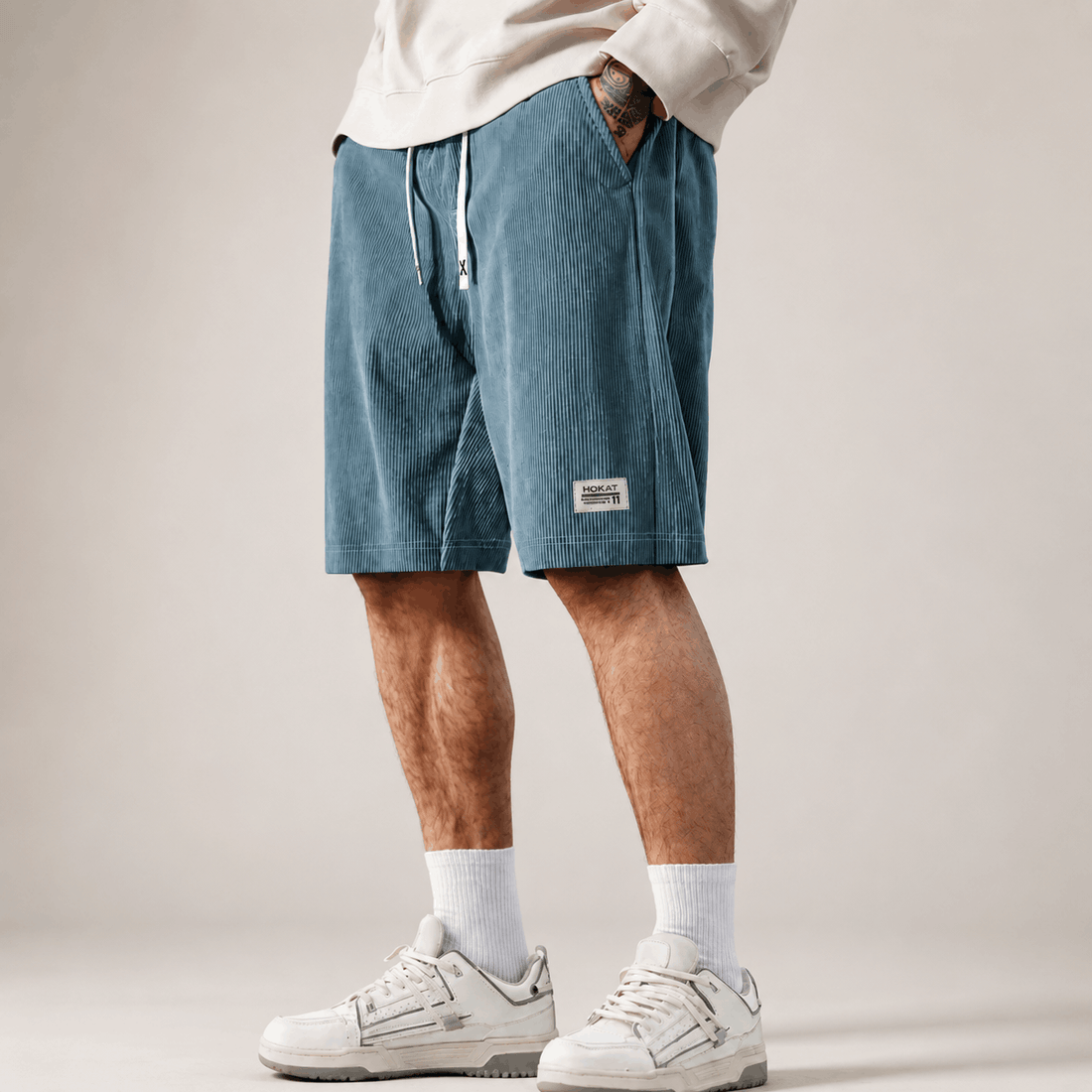 Rivaro Corduroy Relaxed Shorts