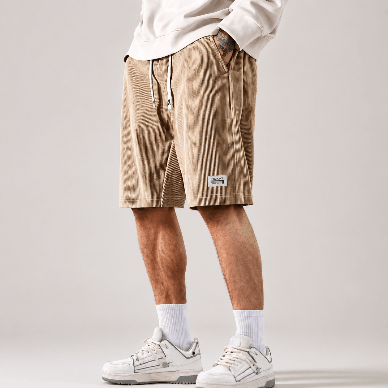 Rivaro Corduroy Relaxed Shorts