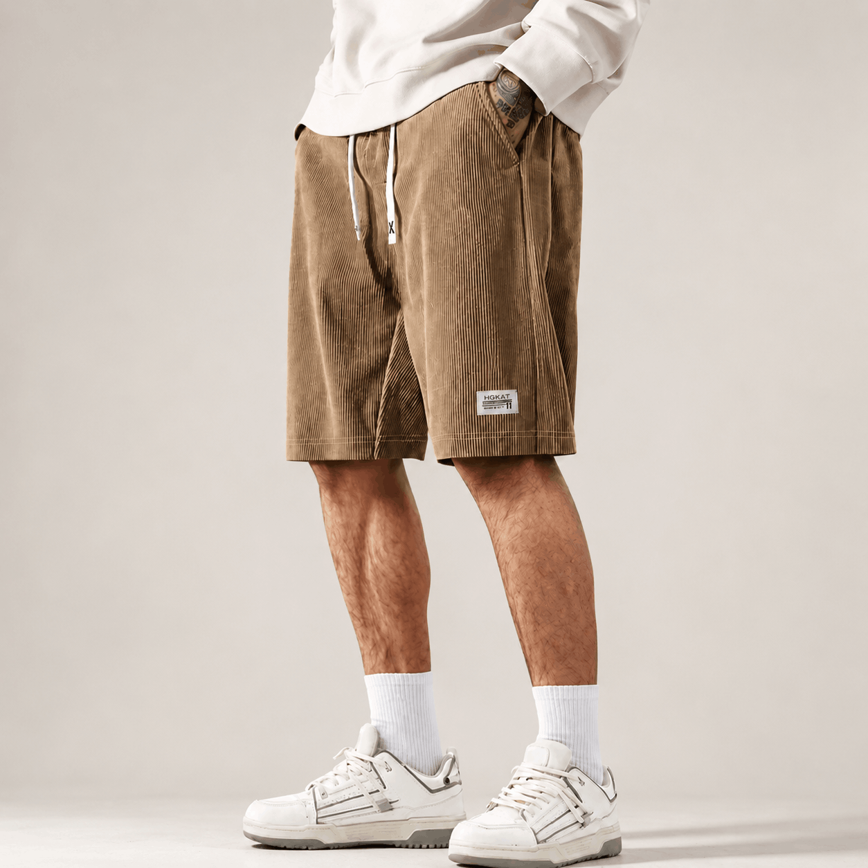 Rivaro Corduroy Relaxed Shorts