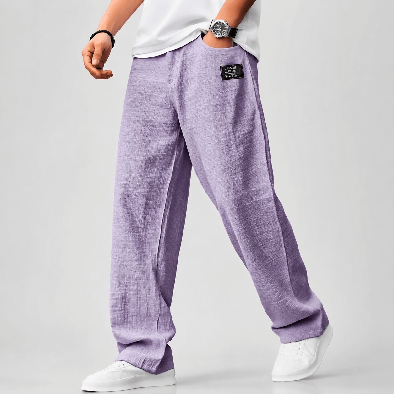 Albiano Relaxed Linen Touch Trousers