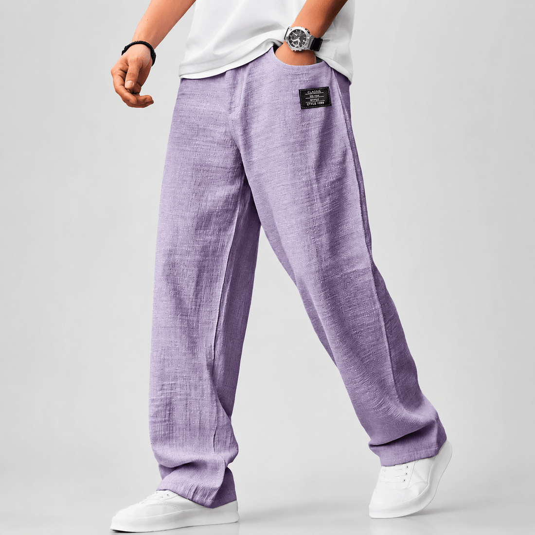 Albiano Relaxed Linen Touch Trousers