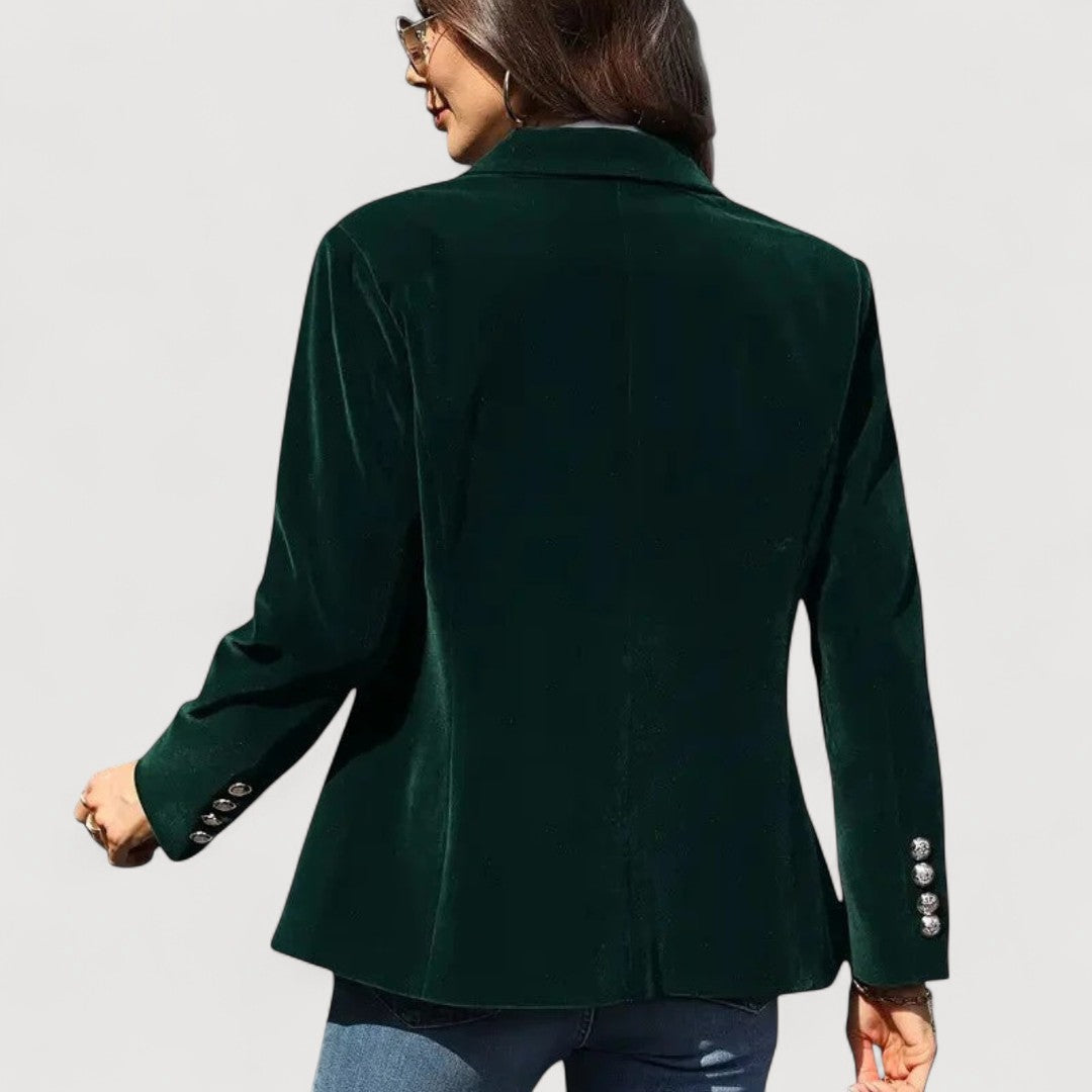 Oliardi Marcela Velvet Tailored Blazer