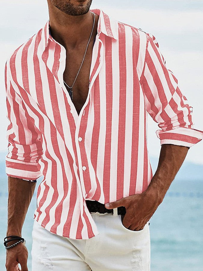 Ravello™ – High Quality Striped Shirt