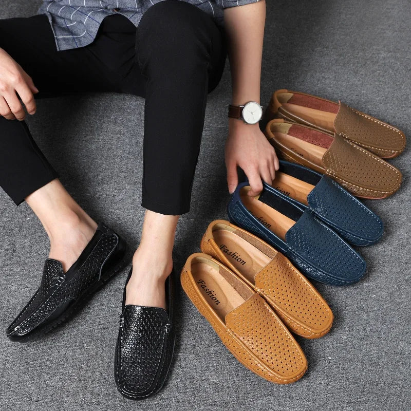 Bellano Woven Driving Loafers