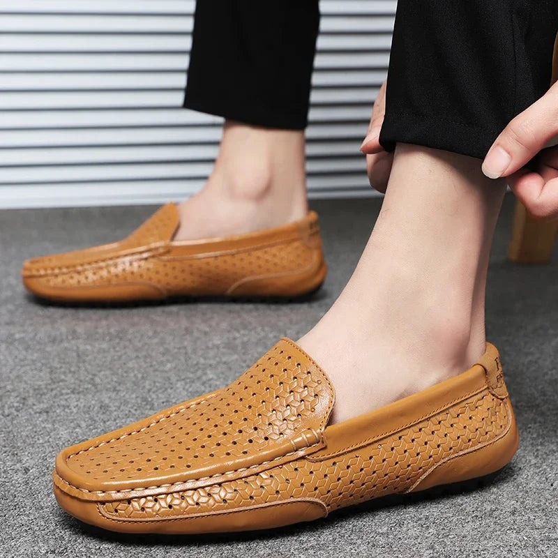 Bellano Woven Driving Loafers