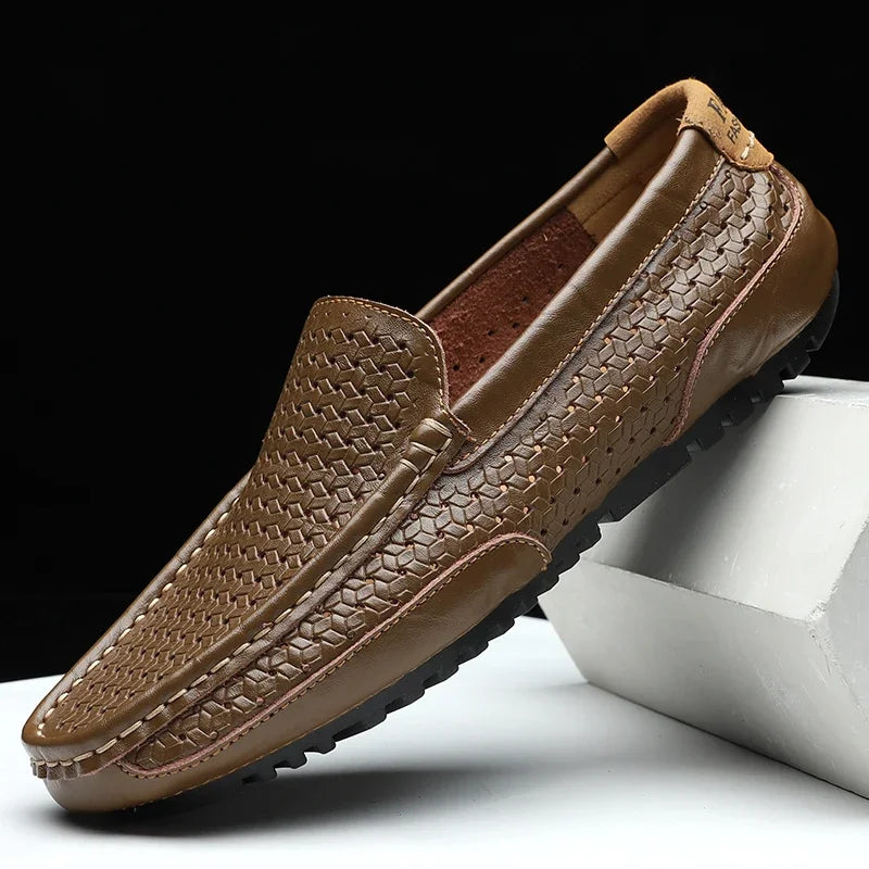 Bellano Woven Driving Loafers