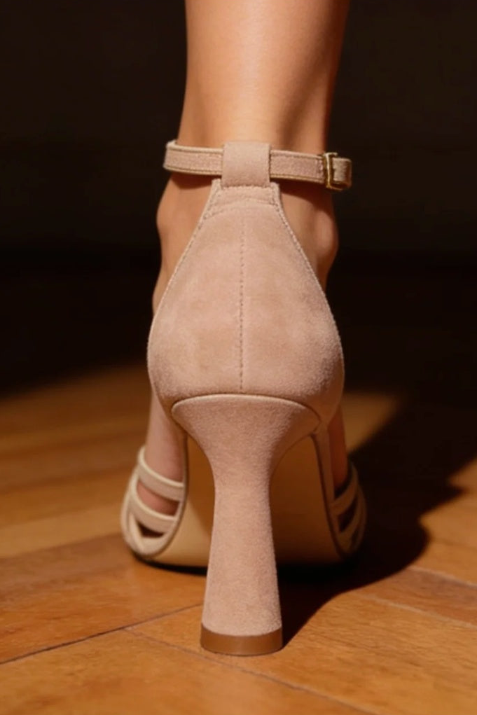 Oliardi Liora Strappy Mid Heel Sandals