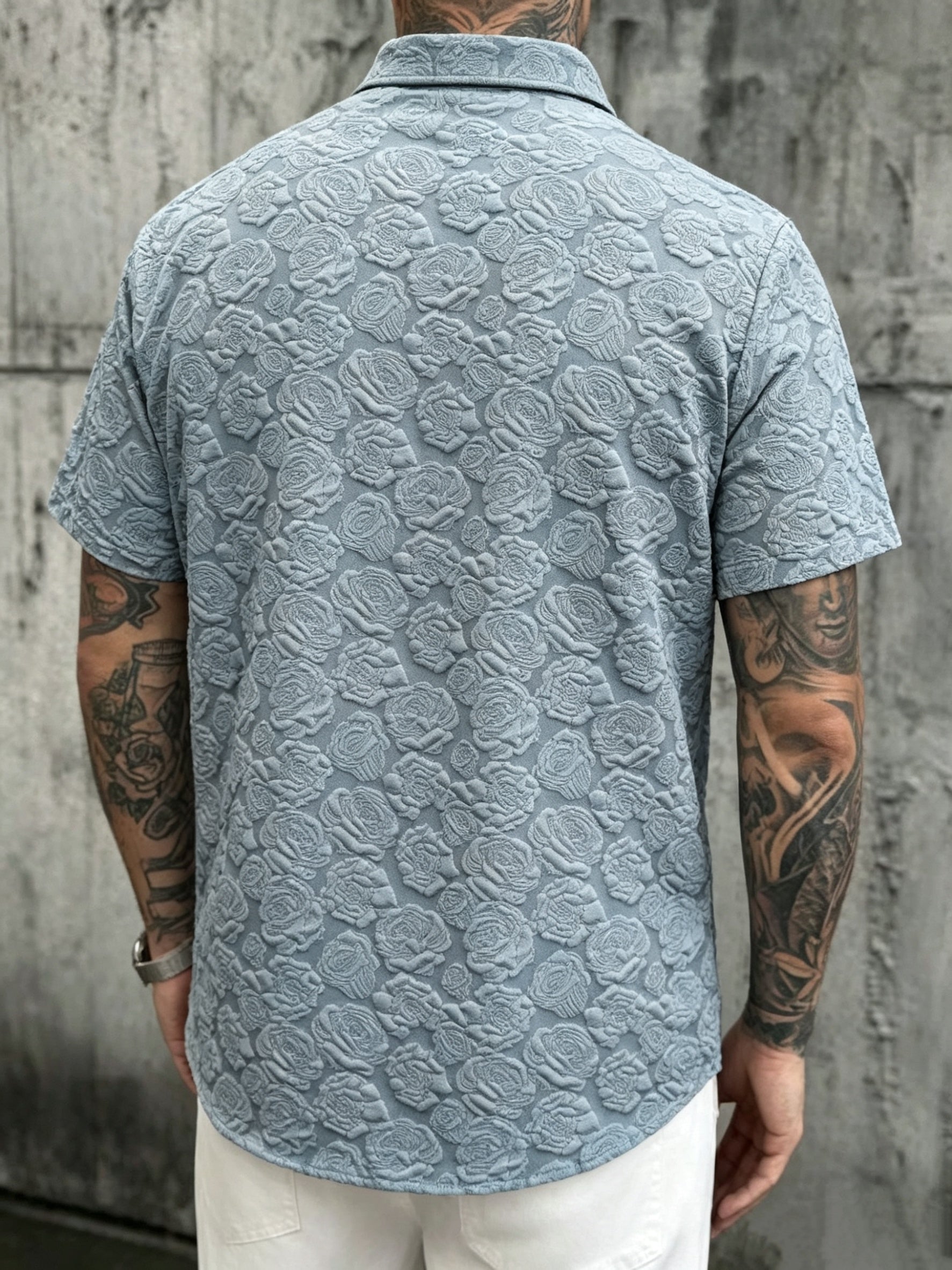 Valfiori Textured Floral Shirt