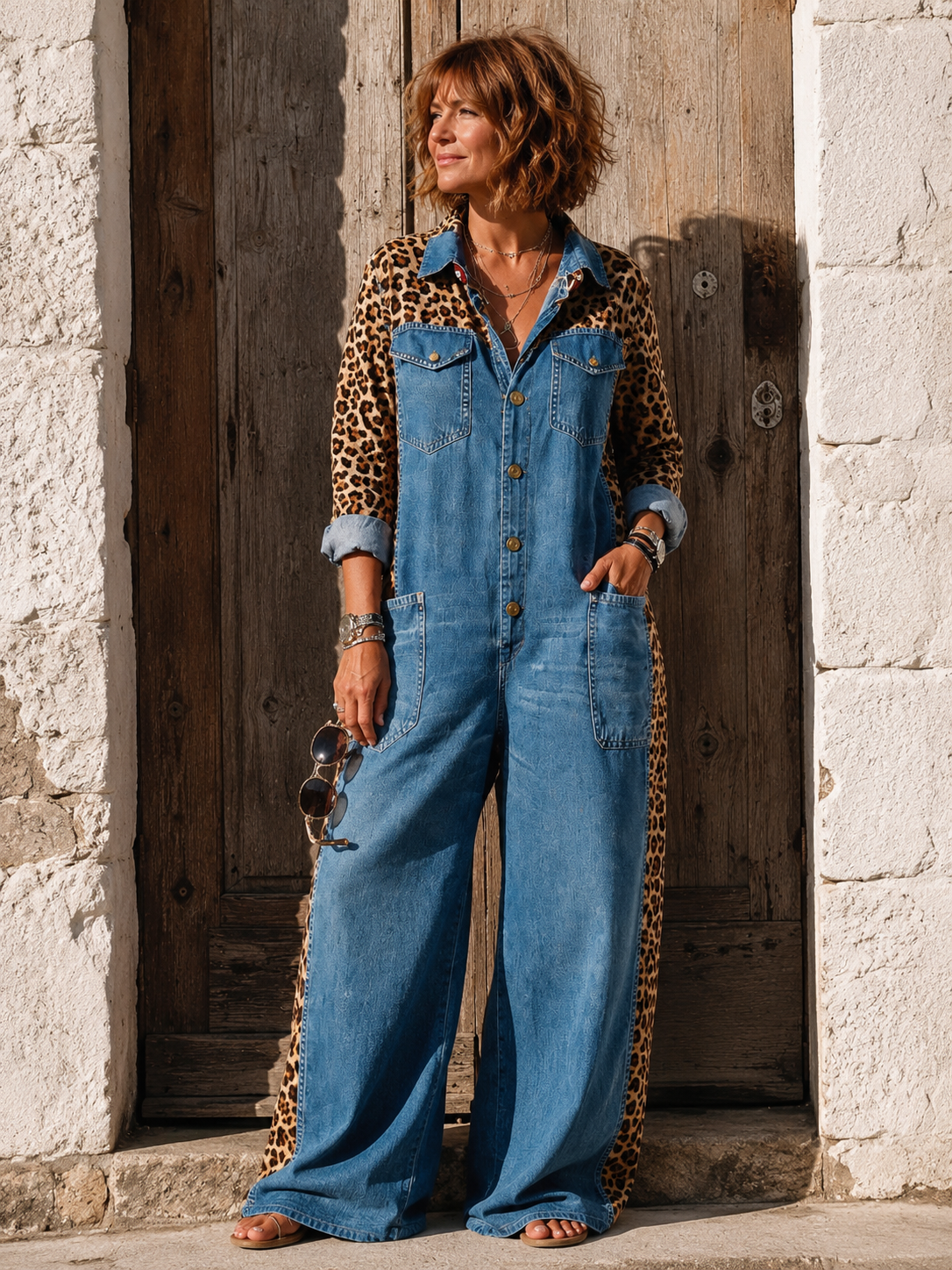 Amara Mono Vaquero Leopardo 