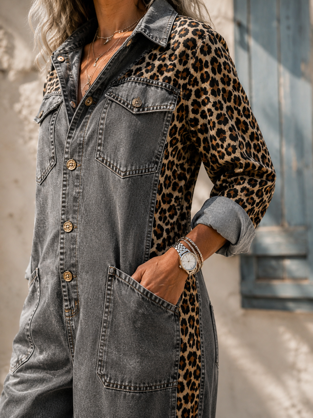 Amara Mono Vaquero Leopardo 