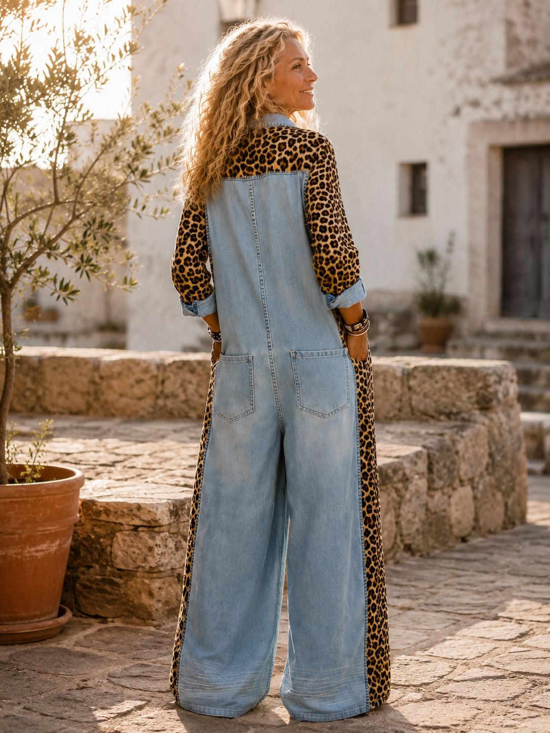 Amara Mono Vaquero Leopardo 