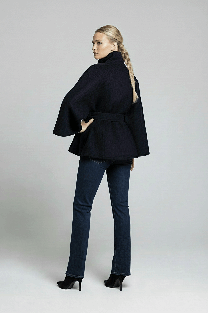 Oliardi Valenza High-Collar Trench Coat